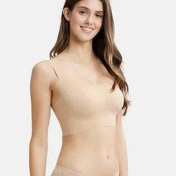 jockey 1839 Wirefree Padded Microfiber Nylon Elastane Full Coverage Lounge Bra with 360 Degree Stretch image 2