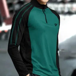 eyebogler Men Colourblock Regular Fit T-Shirt image 2