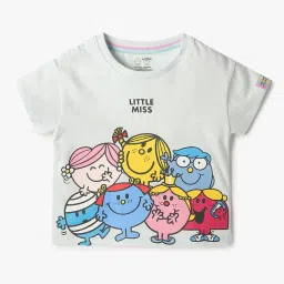 playday Girls Printed Regular Fit Crew-Neck T-Shirt image 2