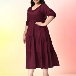 prettyplus by desinoor.com Women Fit & Flare Dress image 2