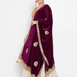 clora creation Embellished Dupatta image 2