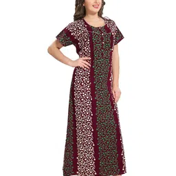 av2 Floral Print Round-Neck Nightie image 2