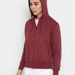alan jones clothing Zip-Front Hoodie with Ribbed Hem image 2