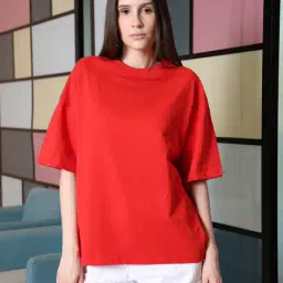 Shein Drop-Shoulder Back Typographic Print Crew Tshirt image 2