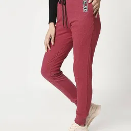 bewakoof Solid Regular-Fit Joggers image 2