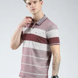 monte carlo  Men Collar Neck Polo Stripes T-shirt image 2