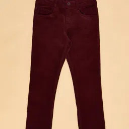 pantaloons junior Boys Mid Rise Cotton Trousers image 2