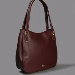 fig Women Metal Accent Logo Hobo Bag image 2