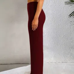 leia Women Relaxed Fit Flat-Front Trousers with Elasticated Waistband image 2