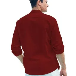 apektra Men Slim Fit Short Kurta with Mandarin Collar image 2