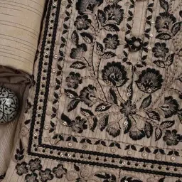 mbz.in by meena bazaar Women Self-design Unstitched Dress Material image 2