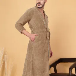 fabinaliv Bath Robe with Insert Pockets  image 2