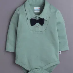 bumzee Bodysuit & Pants Set with Suspender & Cap image 2