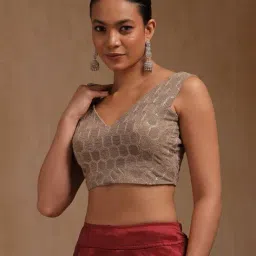 soch Women Embroidered Back-Open Blouse image 2