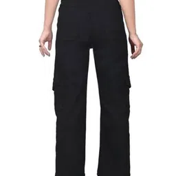 zaristaa apparels Women Straight Jeans with Cargo Pockets image 2