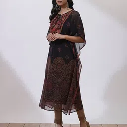 lakshita Women Embroidered A-Line Kurta  image 2