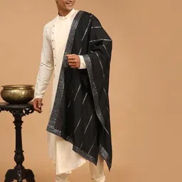 vastramay Men Embellished and Embroidery Stole image 2