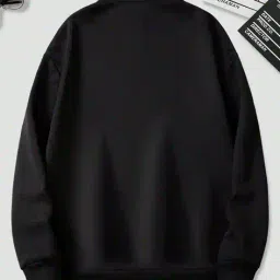 fashion and youth Men Regular Fit Sweatshirt with Half Zip-Closure image 2