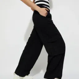 max Women Straight Fit Cargo Pants image 2