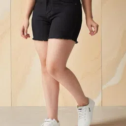 mizuki Girls High-Rise Regular Fit Shorts image 2