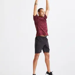 decathlon DOMYOS - Men Fitness Training Dry-Fit Shorts With Side Zip image 2