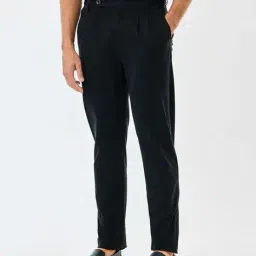 snitch Men Mid Rise Straight Fit Trousers image 2