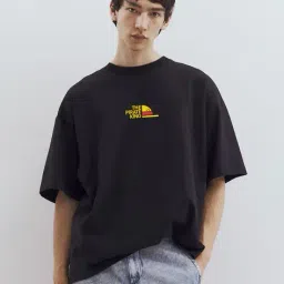 buda jeans co Men Printed Oversized Fit Crew-Neck T-Shirt image 2