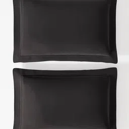 sansaar Set of 2 Cotton Square Pillows 19" x 27" image 2