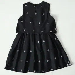 bella moda Girls Embroidery Fit and Flare Dress    image 2