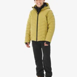 decathlon QUECHUA - Kids Hiking Lightweight Water Repellent Padded Jacket with Hood image 2