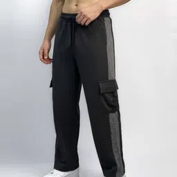 madsto Men Mid-Rise Straight Track Pants image 2