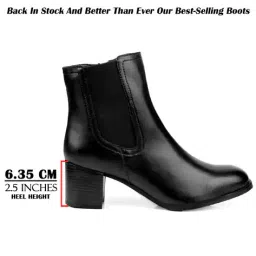 bxxy Women Ankle-Length Boots with Faux leather upper image 2