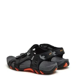 campus Men Open-Toe Double-Strap Sandals image 2