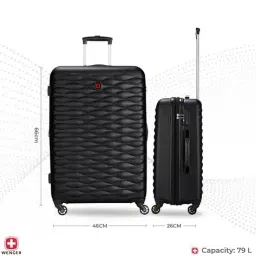 wenger Men Set of 2 Hardbody Trolley Bags with TSA Lock image 2