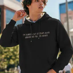 supa dupa Men Typographic Print Regular Fit Hoodie image 2