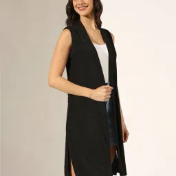 showoff Women Front-Open Regular Fit Shrug image 2