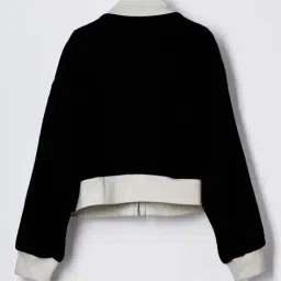 gap kids Girls Colourblock Zip-Front Regular Fit Sweatshirt image 2