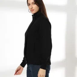 dnmx Women Regular Fit Fleece Jacket image 2
