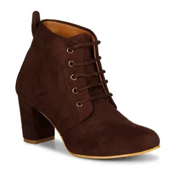 fyre rose Women Ankle-Length Boots with Lace Fastening image 2