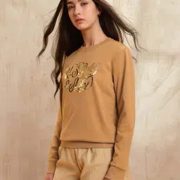 u.s. polo assn. Women Typographic Print Regular Fit Sweatshirt image 2