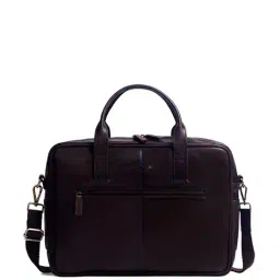 gauge machine Men Waterproof Leather Laptop Bag  image 2