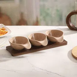 trovea's 3 Wooden Soup Bowl image 2