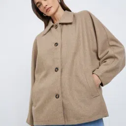 styli Women Regular Fit Self-design Jacket image 2