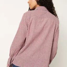 max Women Striped Regular Fit Shirt image 2