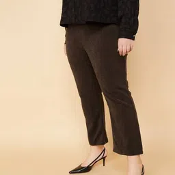 max Women Knit  Flared Trousers image 2