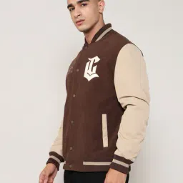 lee cooper Men Typographic Embroidered Relaxed Fit Jacket image 2