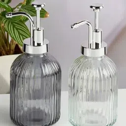 kookee Set of 2 Ribbed Bathroom Dispensers image 2