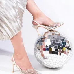 froh feet Women Kitten Heeled Sandals with Synthetic Upper image 2