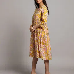 indie picks Women Stripes Fit and Flare Dress image 2