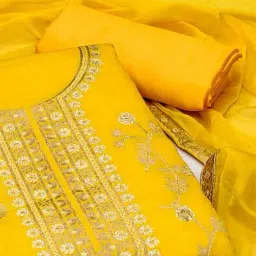 svaraa Women Printed Unstitched Dress Material image 2